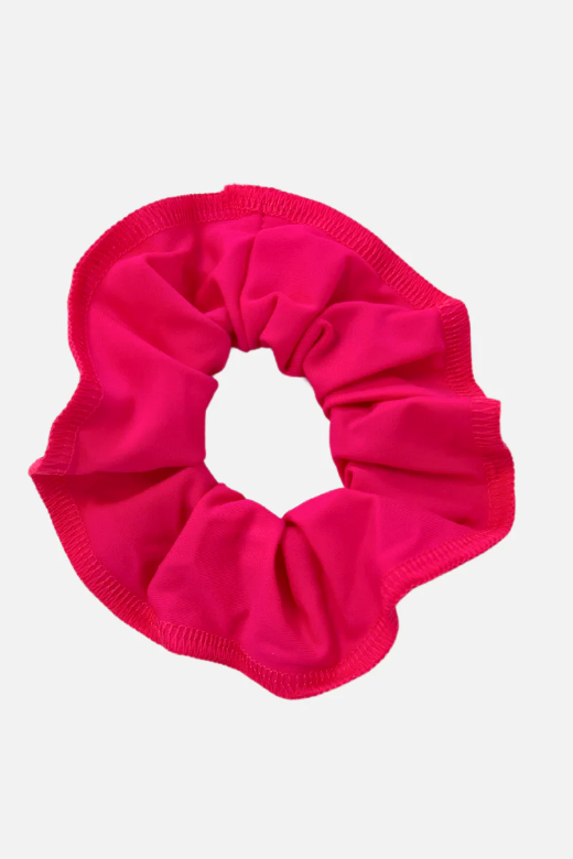 Cherry Lycra Scrunchie