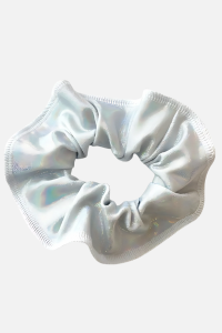 Silver Holo Scrunchie