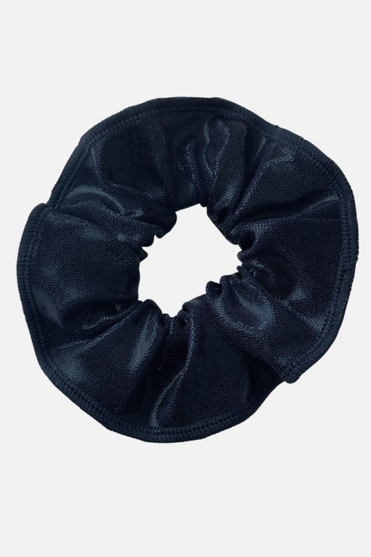 Navy Blue Lycra Scrunchie