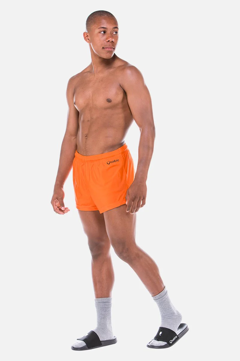 Mens Orange Shorts